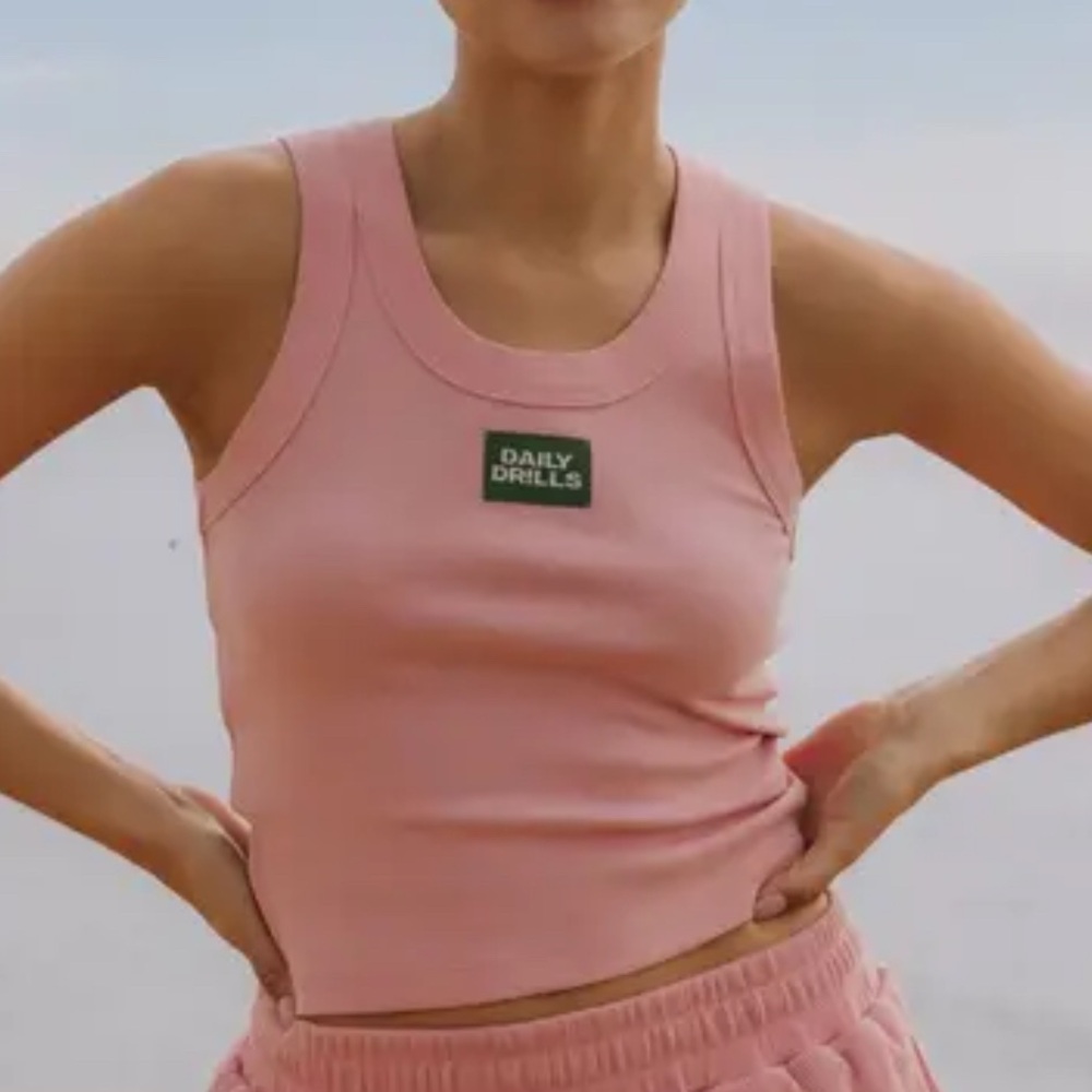 Daily Drills Blush Pink Tank Top
